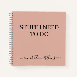 Carnet Bouffon rose Que Je Dois Faire Pour Faire Liste 