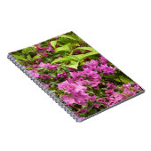 Carnet Bougainvillées tropicales violettes (Côté Droit)