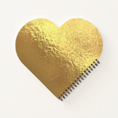 Carnet Bougee or parties scintillant salon coeur (Dos)