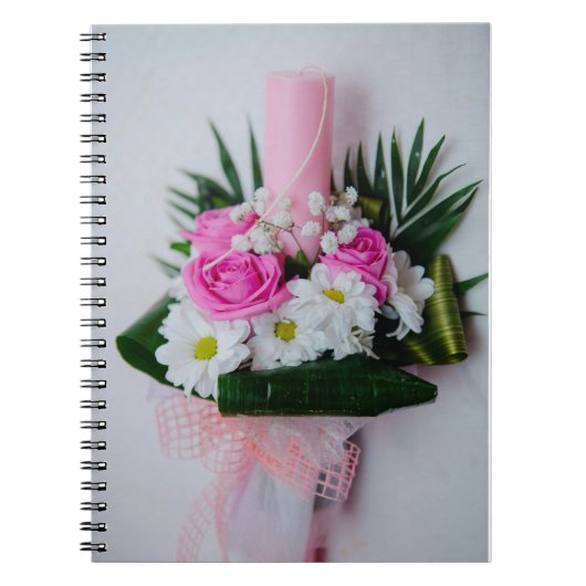 Carnet Bougie de baptême (Devant)