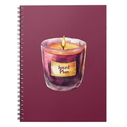 Carnet Bougie Or Bourgogne (Devant)