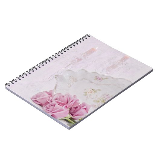 Carnet Bougies et Roses (Côté gauche)