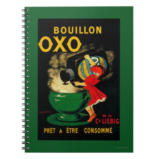 Carnet Bouillon OXO Poseter Vintage Europe (Devant)