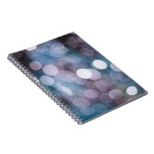 Carnet Boukeh gris bleu, arrière - plan abstrait. (Côté Droit)