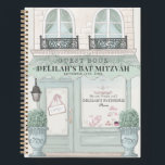 Carnet Boulangerie Française Patisserie Gr Bat mitzvah Li<br><div class="desc">Ce joli livre d'hôtes Bat mitzvah à thème café/boulangerie/pâtisserie à la française propose un arrière - plan crème avec une pâtisserie/boulangerie/café à la brasserie verte à la pistache. L'envers est orné d'un arrière - plan vert pistache aux motifs floraux. Personnalisez-vous pour répondre à vos besoins. Vous pouvez trouver d'autres produits...</div>