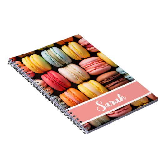 Carnet boulangerie macarons colorée (Côté Droit)