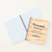 Carnet Boulangerie maison faite avec amour ajouter texte (Intérieur)