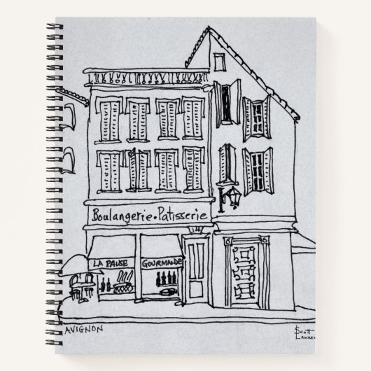 Carnet Boulangerie Patisserie, Avignon (Devant)