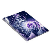 Carnet Boule de cristal de l'espace céleste violet pour l (Côté Droit)