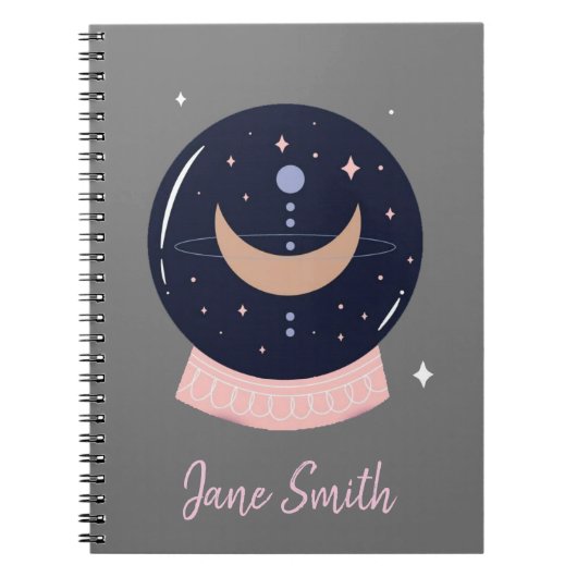 Carnet Boule de cristal mystique psychique (Devant)