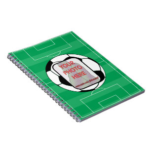 Carnet Boule de football photo personnalisable