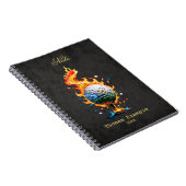 Carnet Boule de golf blanche (Côté Droit)
