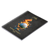 Carnet Boule de golf blanche (Côté gauche)