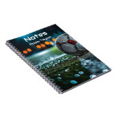 Carnet Boule de soccer sur le terrain humide vide (Côté Droit)