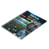 Carnet Boule de soccer sur le terrain humide vide (Côté gauche)