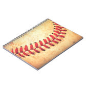 Carnet Boule vintage de base-ball (Côté gauche)