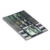 Carnet Bouleau en verre biseauté arbres argent métallique (Côté Droit)