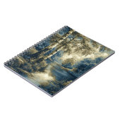 Carnet Bouleaux Bleus Dorés au Bord de la Rivière (Côté gauche)