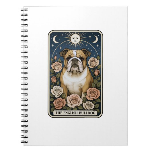 Carnet Bouledogue anglais (Devant)