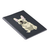 Carnet Bouledogue Français crème (Côté Droit)