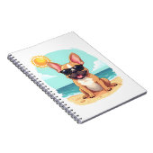 Carnet Bouledogue français en vacances (Côté Droit)