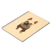 Carnet Bouledogue Français, pêche douce (Côté gauche)