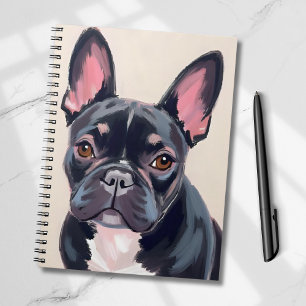 Carnet Bouledogue français   Peinture d'animal de compagn