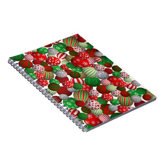 Carnet Boules de Noël 3D (Côté Droit)