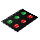 Carnet Boules de Noël 3D (Côté gauche)