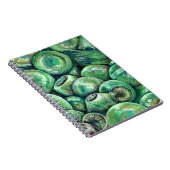 Carnet Boules de Noël vertes (Côté Droit)