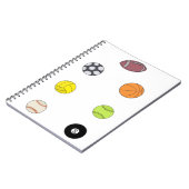 Carnet Boules de sport (Côté gauche)