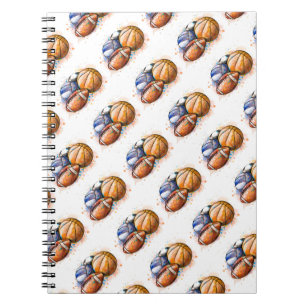 Carnet Boules Sport Watercolor
