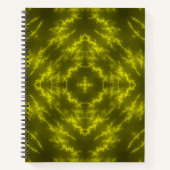 Carnet Boulons à tonnerre électrique au néon brillant (Devant)