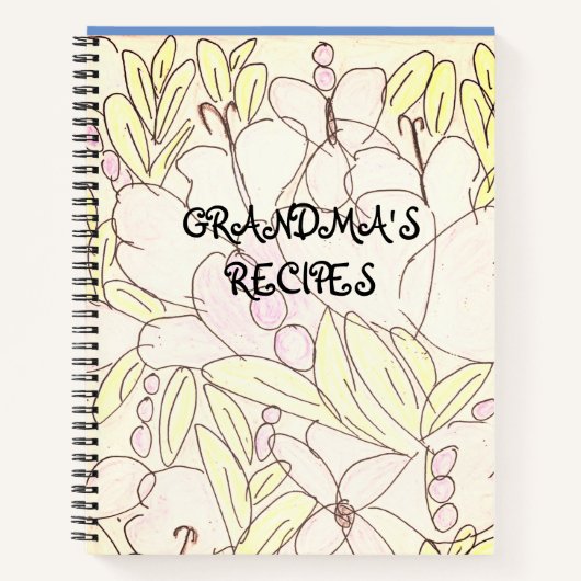 Carnet Bountiful Blossoms Recettes de grand-mère (Devant)