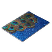 Carnet Bouquet bleu Peacock Glitt Still Life (Côté gauche)