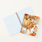 Carnet Bouquet Citrouille d'automne (Intérieur)