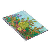 Carnet Bouquet d'automne avec chrysanthème et feuillage d (Côté Droit)