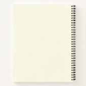Carnet Bouquet de citrons aux fleurs blanches (Dos)