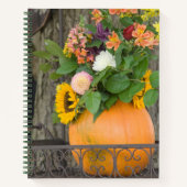 Carnet Bouquet de citrouille d'automne (Devant)