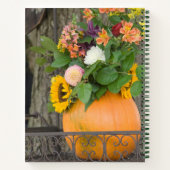 Carnet Bouquet de citrouille d'automne (Dos)