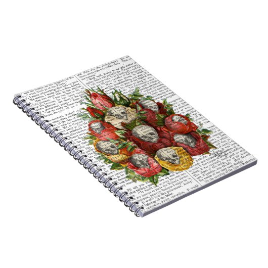 Carnet Bouquet de crânes (Côté Droit)