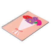 Carnet Bouquet de fleurs (Côté gauche)