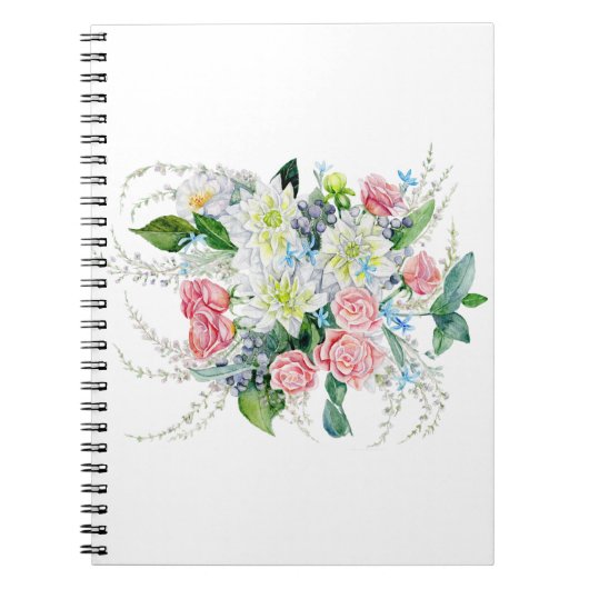 Carnet Bouquet de fleurs (Devant)