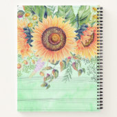 Carnet Bouquet de fleurs (Dos)