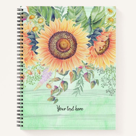 Carnet Bouquet de fleurs (Devant)