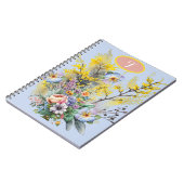 Carnet Bouquet de fleurs de printemps d'aquarelle Cottage (Côté gauche)