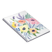 Carnet Bouquet de fleurs de printemps | Jolie aquarelle f (Côté Droit)