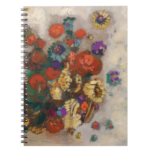 Carnet Bouquet de Fleurs | Odilon Redon (Devant)