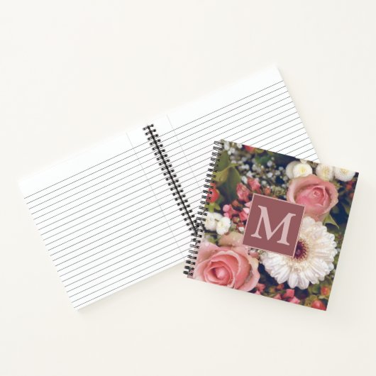 Carnet Bouquet de fleurs romantiques (Intérieur)