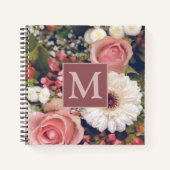 Carnet Bouquet de fleurs romantiques (Devant)